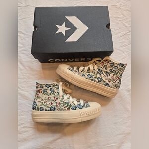 Converse Floral High-Tops